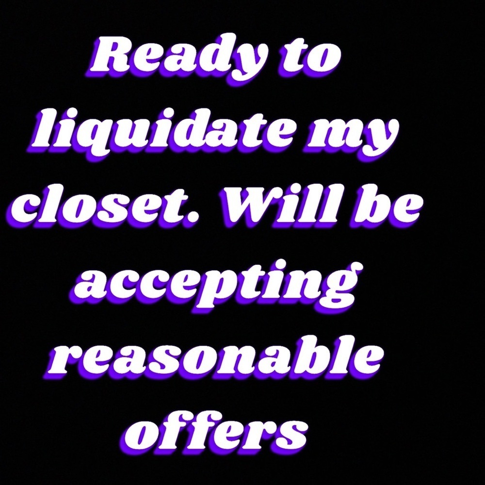 Closet clear out